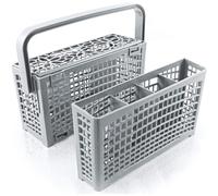 Plemont Panier couvert lave vaisselle [23 x 8,5 &4,5 x 13,5cm]. Panier lave vaisselle avec solution innovante 2 en 1 - Panier couvert lave vaisselle universel, résistant à la chaleur.