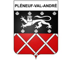 Pléneuf-Val-André 22 ville Stickers blason autocollant adhésif - Taille : 12 cm