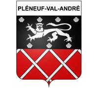 Pléneuf-Val-André 22 ville Stickers blason autocollant adhésif - Taille : 4 cm