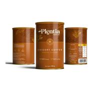 Plentia Hindiba café chicorée 80/20 | Forme drainante café aux herbes avec chicorée & café | Aide naturelle contre la rétention d'eau | 200g