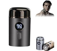Plentiful Shaver, Plentiful Precision Trimmer,2025 New Portable Electric Shaver Usb Mini Shavers, with Led Power Display, for Beard, Body, and Face Hair Removal (Gray)