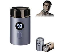 Plentiful Shaver, Plentiful Precision Trimmer,2025 New Portable Electric Shaver Usb Mini Shavers, with Led Power Display, for Beard, Body, and Face Hair Removal (Blue)