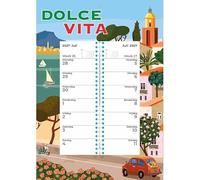 Plenty Gifts Calendrier 2027 - Calendrier hebdomadaire Dolce Vita