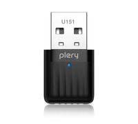 PLERY Adaptateur USB WiFi pour ordinateur de bureau, 5G 2,4 G double bande WiFi 802.11AC 650 Mbps adaptateur réseau sans fil pour ordinateur portable, compatible avec Windows 11/10/8.1/8/7/XP
