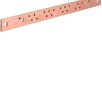 Pletina de cobre perforada M6 430x30x5 mm, para arm. quadro4/5/plus