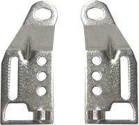 Pletscher 52929.00 Plaque d'extrémité de jambe de force pour frein à disque adaptée à l'Athlete Quick-Rack, argent (1 pièce)