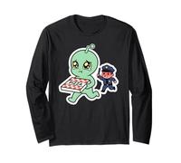Pleurer Alien Pizza Thief Police Chase Manche Longue
