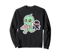 Pleurer Alien Pizza Thief Police Chase Sweatshirt