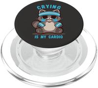 Pleurer est Mon Cardio Raton Laveur PopSockets PopGrip pour MagSafe