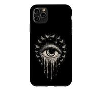Pleurer Eye Moon Moths Spider Céleste Gothique Occulte Cadeaux Coque pour iPhone 11 Pro Max
