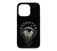 Pleurer Eye Moon Moths Spider Céleste Gothique Occulte Cadeaux Coque pour iPhone 13 Pro