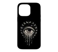 Pleurer Eye Moon Moths Spider Céleste Gothique Occulte Cadeaux Coque pour iPhone 14 Pro Max