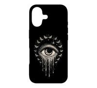 Pleurer Eye Moon Moths Spider Céleste Gothique Occulte Cadeaux Coque pour iPhone 17