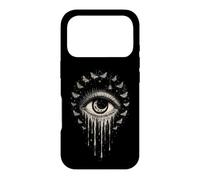 Pleurer Eye Moon Moths Spider Céleste Gothique Occulte Cadeaux Coque pour iPhone 17 Pro