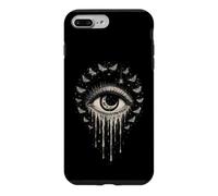 Pleurer Eye Moon Moths Spider Céleste Gothique Occulte Cadeaux Coque pour iPhone 7 Plus/8 Plus
