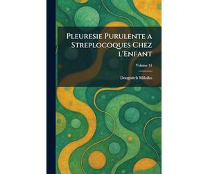 Pleuresie Purulente a Streplocoques Chez L'enfant