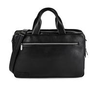 Plevier Jimmy Attaché-case Cuir véritable 31 cm Compartiment ordinateur noir