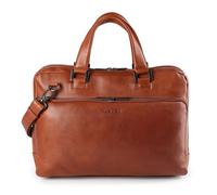 Plevier Vintage Larry Porte-documents Cuir 40 cm Compartiment pour ordinateur portable brun