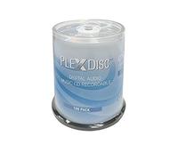 PlexDisc Lot de 52 CD-R de musique numérique Argenté brillant 80 min 700 Mo