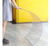 Plexiglass Plaque Polycarbonate Transparent, Plaque Plastique Anti-uv Transmission Lumière, Plaque Acrylique Pvc Plastique pour Marquise de Porte Exterieur Serre Jardin Toiture Abris Terrasse(1x20m)
