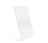 PLEXIROM PORTE AFFICHE/SUPPORT VISUEL A4 INCLINE - FORMAT L - PORTRAIT