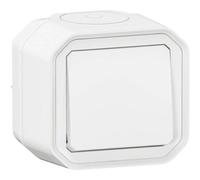 Plexo Interrupteur Double Va Et Vient Ou Bouton Poussoir Saillie Complet étanche Blanc Ip55 - 069755l - Legrand