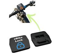 PLEXONE Capuchon de Protection Compatible avec Bosch Nyon 2 BUI350 - Cache pour Support d’écran eBike - Motif eBike Lock Bleu