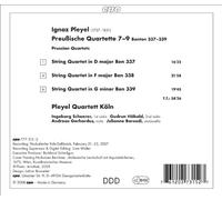 Prussiens N° 7-9. Quatuor Pleyel Köln