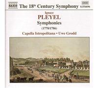 Pleyel – Symphonies en do majeur (Ben 128), en fa mineur (Ben 138) et en do min