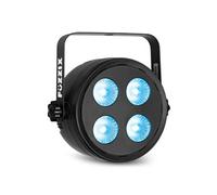 PLF20 Projecteur Party Par DMX - 4 LEDs de 12 Watts RGBAW-UV, Modes Automatique & Détection de la Musique