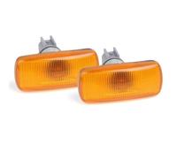 PLFMFVBLBG Clignotants Latéraux pour Chrysler pour 200 pour 300 Feux De Position Latéraux À LED Clignotants 4806224AE 04806224AA 04806224AB Feux De Position(2pcs Yellow Shell)
