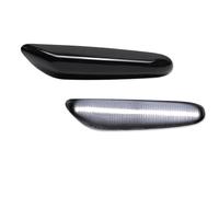 PLFMFVBLBG Clignotants Latéraux pour E60 pour E61 pour E90 pour E91 pour E87 pour E81 pour E83 pour E84 pour E88 pour E92 pour E93 pour E82 pour E46 pour Les Séries 1 3 5(Sequential White)