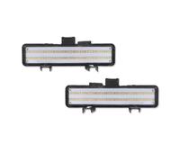 PLFMFVBLBG Clignotants Latéraux pour GMC pour S15 pour Jimmy Dynamic LED Pare-Chocs Avant Clignotant Lumière DRL Accessoires De Voiture Rétroviseur Clignotant(Clear Lens)