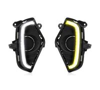 PLFMFVBLBG Clignotants Latéraux pour RAV4 2019 2020 2021 2022 Couvercle De Feu Antibrouillard Avant LED DRL Feux De Jour Clignotant Indicateur