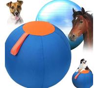 PLGEBR Balle de harding pour chiens, grand jouet interactif durable pour chien de berger, border collies, chiens de bétail, balles de jeu d'exercice à l'extérieur, balle résistante aux perforations et