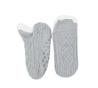 PLGMAUYT Chaussette Chausson Chaussettes Et Pantoufles De Plancher Intérieures pour Femmes Chaudes pour Les Couvertures De Chaussettes pour Hommes À Domicile-gris-46-49