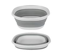 Pliable Bassine,Pliable Vaisselle Bol Multifonctio Bassine Pliable Camping Cuvette Pliante Camping Lavabo Lavage pour Les Fruits De La Cuisine Légumes Camping Plein Air Voyage (Petit)