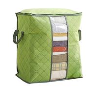 pliable compact Vêtements Quilt Sac de rangement Coque Couverture Closet Pull Boîte de rangement pour, Green, Taille unique