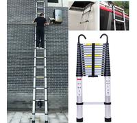 Pliable Échelle Aluminium Télescopique Pliante Escabeau Avec Crochet 6.2M EN131