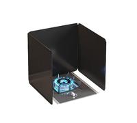 Pliable ÉClaboussures pour CuisinièRe, Plaque Anti Projection, Matériau en Acier Au Carbone Garde Cuisson, Huile Antiadhésive, Réutilisable, pour Plaques De Cuisson, Feux Gaz, Poêles ( Color : Black ,