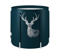 pliable pour adulte - Tonneau de douche portable pour salle de bain - Grande pliable pour la maison et l'extérieur - relaxante confortable avec design préservant la