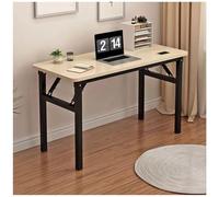 Pliage Bureau D'ordinateur 120 X 40 Cm Portable Petite Table D'écriture Pour Le Bureau à Domicile, Études Et Jeux Pas D'assemblage Obligatoire, Gain De Place Bureau D'angle(Size:120x60x75cm,Color:A)