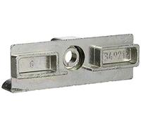 Pliage en satin schließ partie Euro Nut 6/8/4, Air 12 mm, argent (34921), 1 pièce