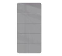 Pliage Portable Tapis de Yoga Haute Qualité RéSistant Comfort Fitness Tampon Multi-Usage Femme Homme Gymnastique p-our MéDitation Perte Poids AéRobic Stretching EntraîNement(Gray)