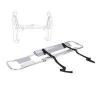 Pliant Brancard en Alliage D'aluminium, Longueur Réglable, Civière De Pelle, Civière De Sauvetage Pliante, Civière De Sauvetage d'urgence, pour Activités De Plein Air