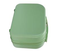 Pliant des Bagages à Vélo avec 2 Fermetures à Glissière - Fondages Robustes sans Glissement - pour la Navette Courte (matériau ABS) (Green)