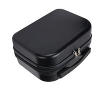 Pliant des Bagages à Vélo avec 2 Fermetures à Glissière - Fondages Robustes sans Glissement - pour la Navette Courte (matériau ABS) (Black)