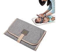 Pliant - Matelas à Couches Imperméable Pliable Confortable, Autocollants Magiques pour Voyage Tour