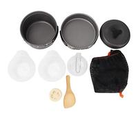 Pliant Pliant en Aluminium Camping Camping Pot Picnic Randonnée Cook ustensiles pour 1-2 Personnes à l'extérieur