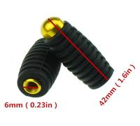 Pliant Repose-Pieds Pour Suzuki Pour SV650 6 Mm Pièces Rechange Repose-pieds Arrière Aluminium Moto(C(Chrome))